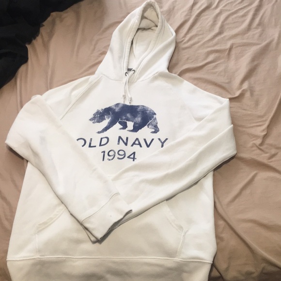 White Old Navy hoodie for SALE!!! - Picture 1 of 1